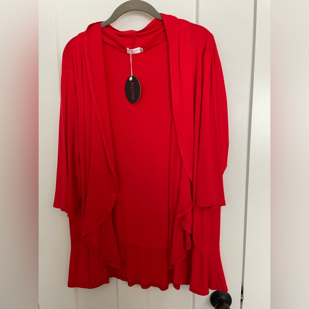 Brand new open front cardigan